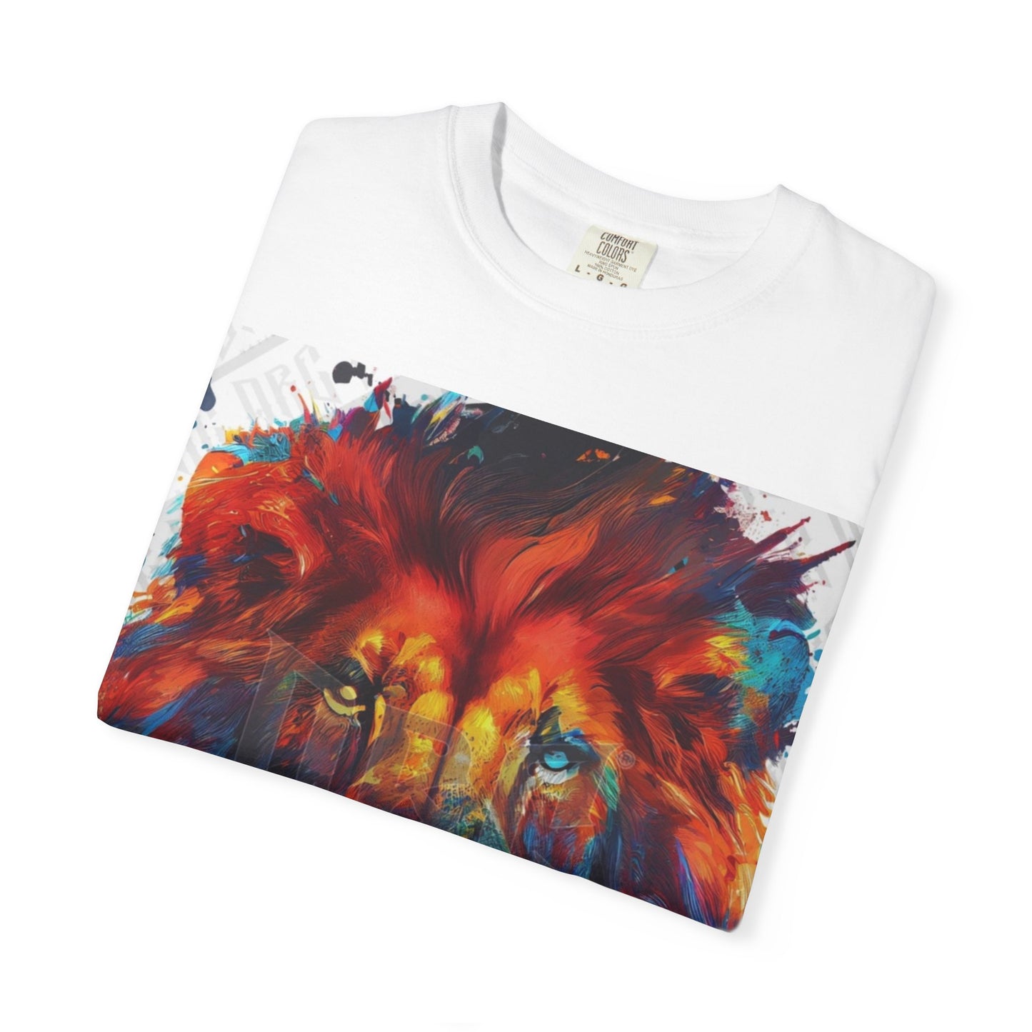 Colorful Lion Art T-Shirt
