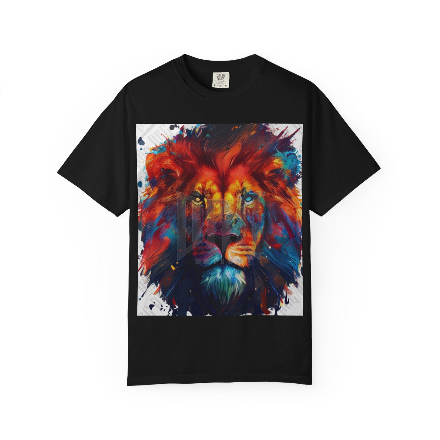 Colorful Lion Art T-Shirt