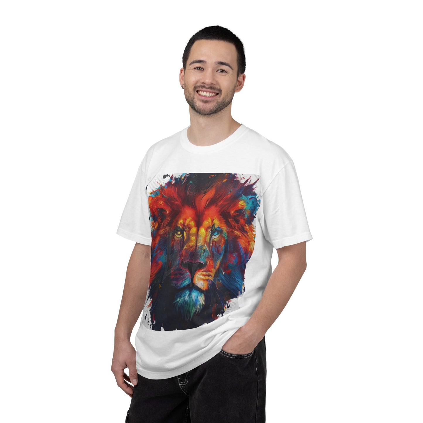 Colorful Lion Art T-Shirt