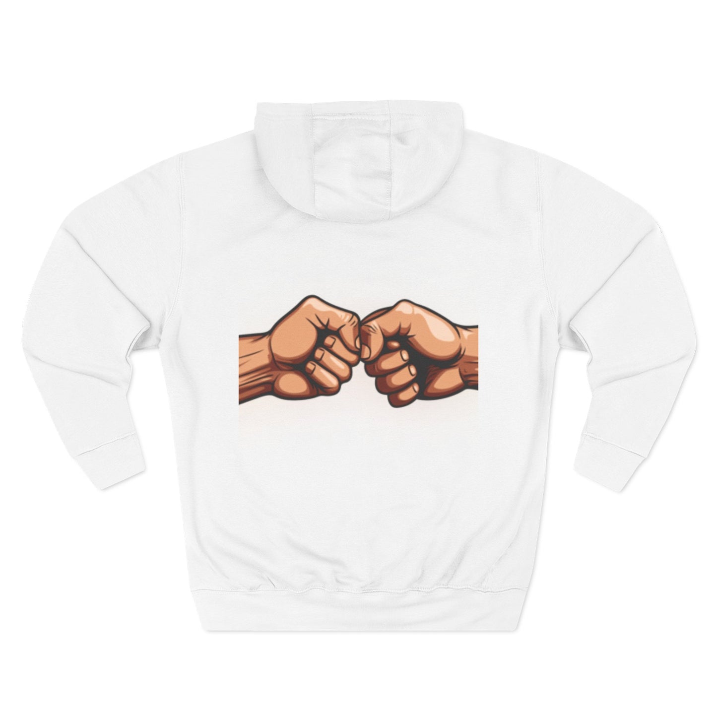 Fist Bump Hoodie ERITAJ — Casual Graphic Fleece Pullover