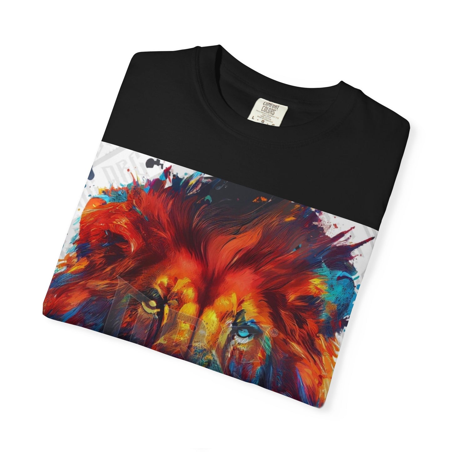Colorful Lion Art T-Shirt
