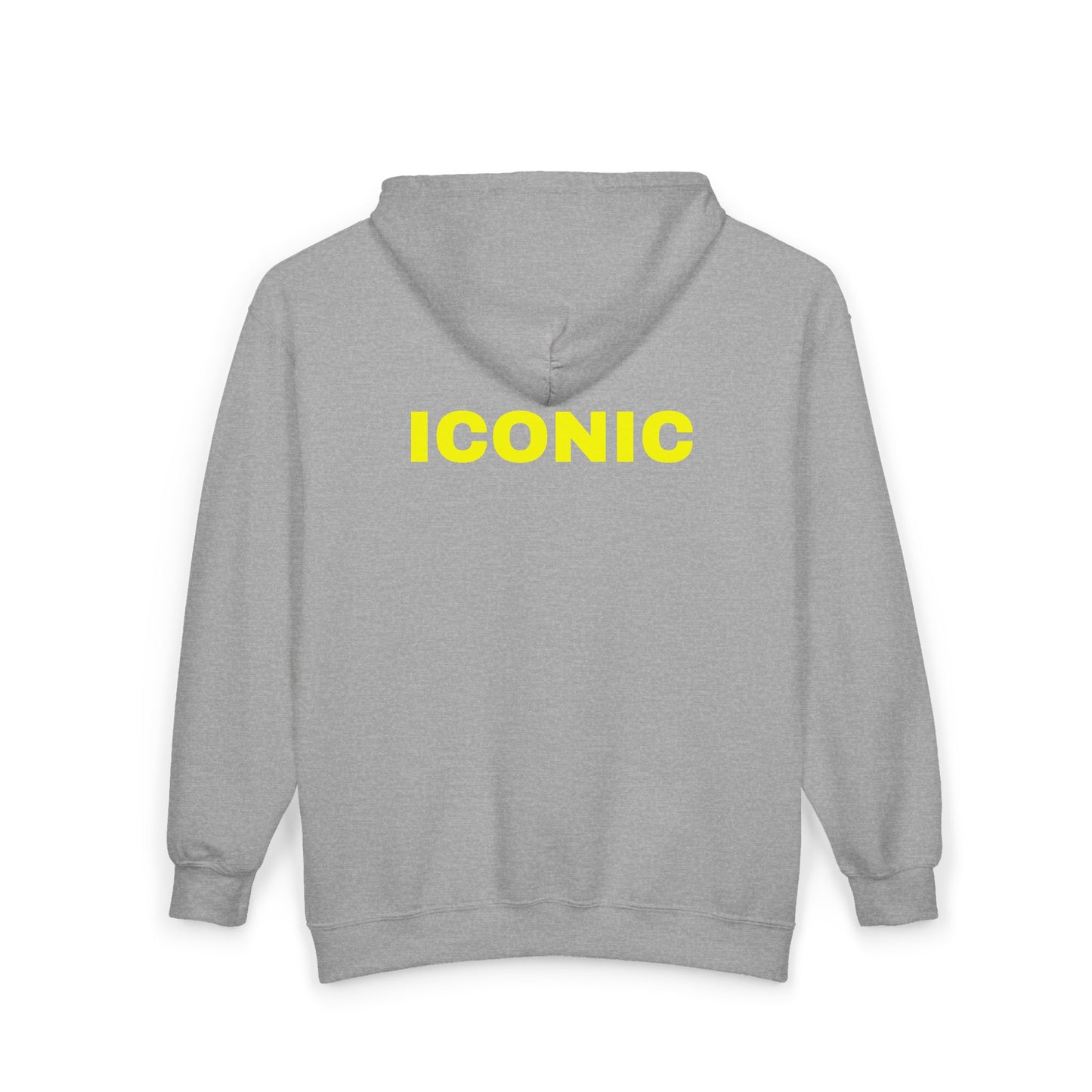 Iconic Black Woman Full-Zip Hoodie — Afro Headwrap Portrait Zip-Up