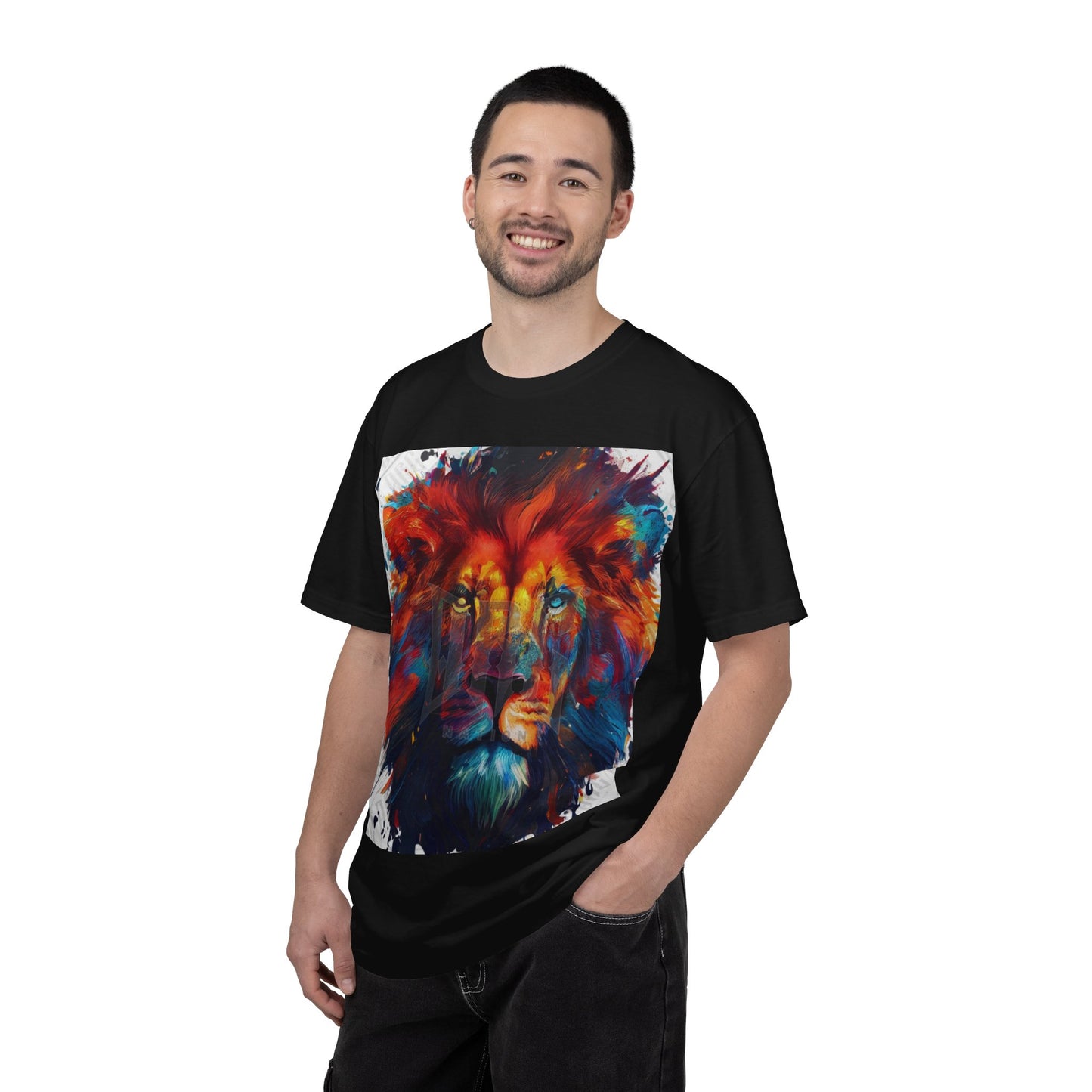 Colorful Lion Art T-Shirt